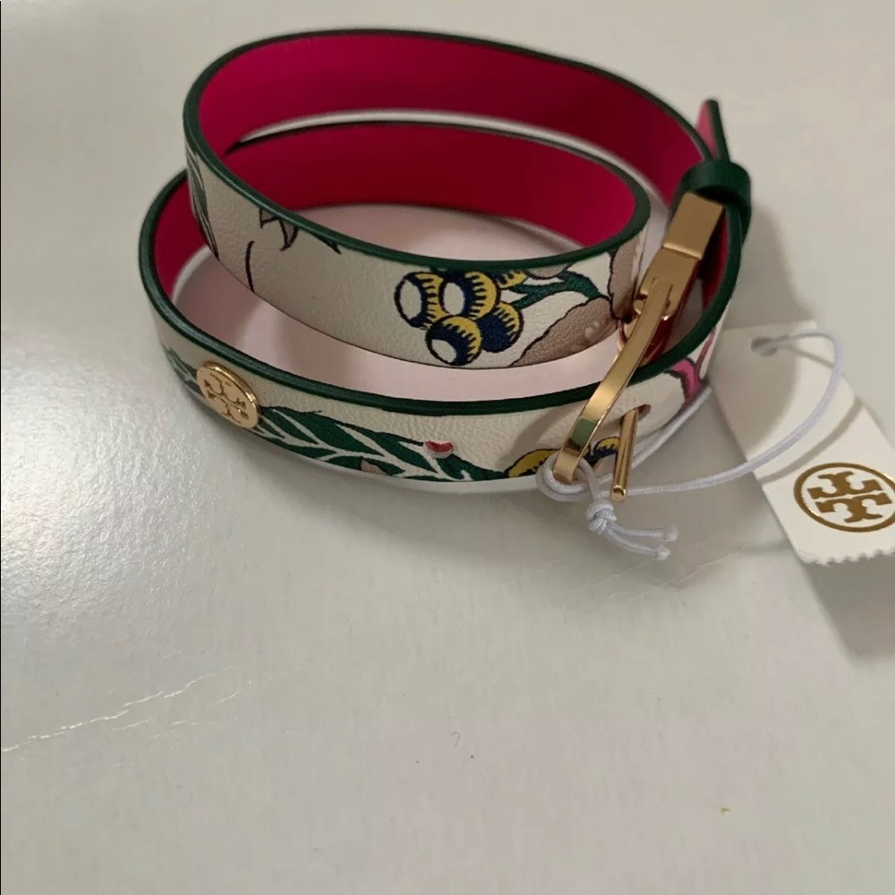 Tory Burch Double Wrap Logo Bracelet